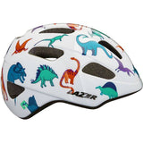 Lazer PNut 2.0 KinetiCore toddler bike helmet with turnfit adjustment and LED compatibility, featuring a colorful design.
