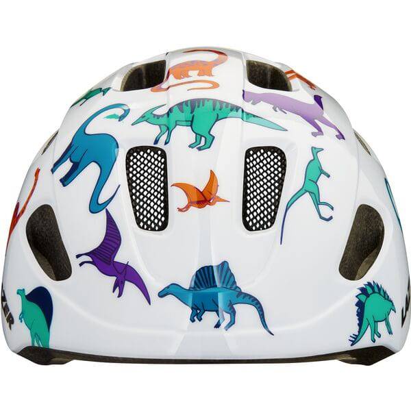 Lazer PNut 2.0 KinetiCore toddler bike helmet with turnfit adjustment and LED compatibility, shown from the front.