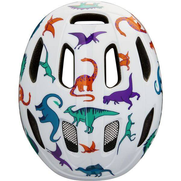 Lazer PNut 2.0 KinetiCore toddler bike helmet with turnfit adjustment and LED compatibility, shown on a toddler.