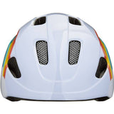 Lazer PNut 2.0 KinetiCore toddler bike helmet with turnfit adjustment and LED compatibility, shown on a child.
