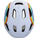 Lazer PNut 2.0 KinetiCore toddler bike helmet with turnfit adjustment and LED compatibility, shown from the front.