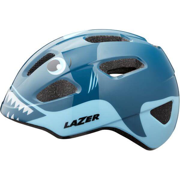Lazer PNut 2.0 KinetiCore toddler bike helmet with turnfit adjustment and LED compatibility, shown from the front on a child.