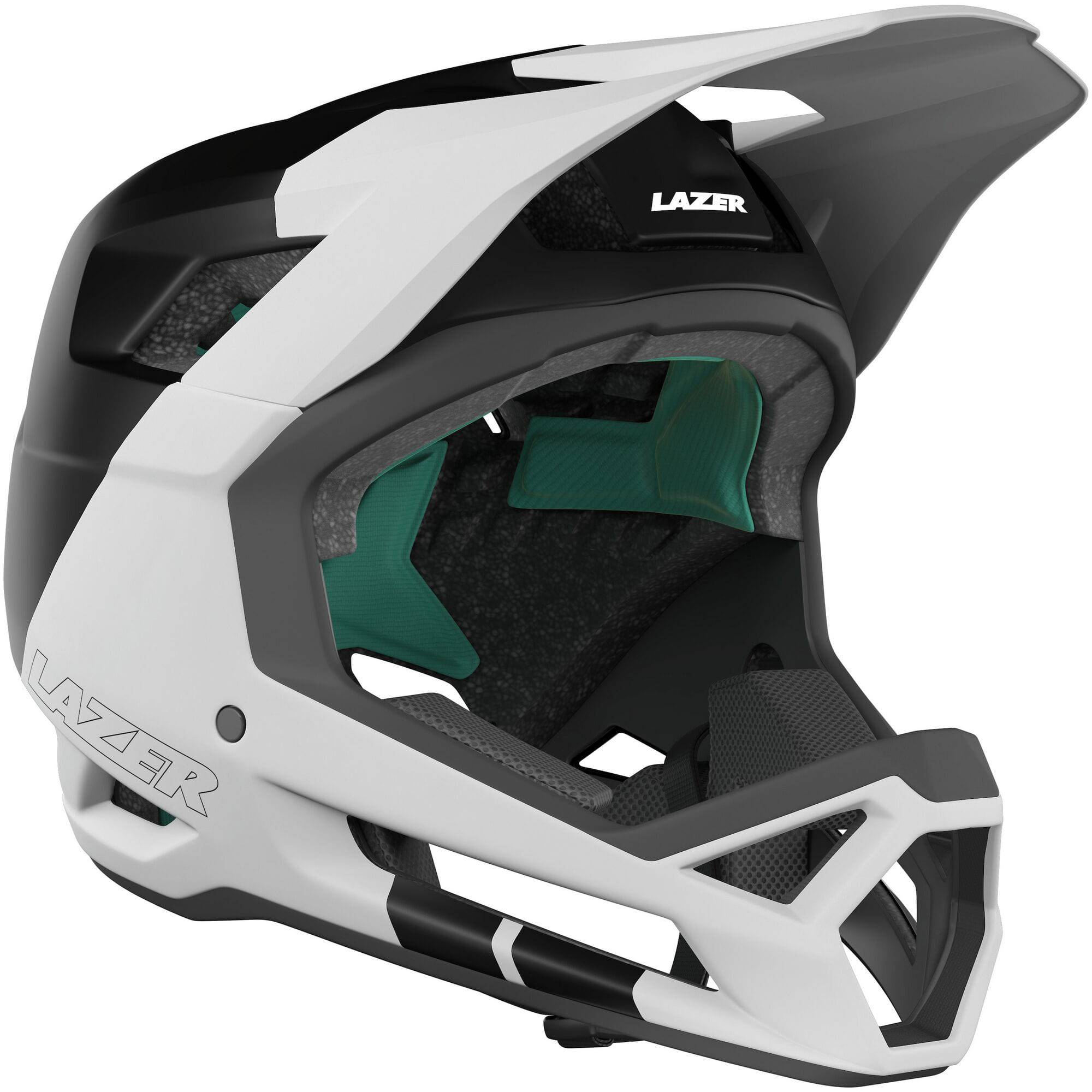 Lazer KinetiCore full face helmet for enduro and downhill racing, featuring durable design and secure fit for mountain biking.
