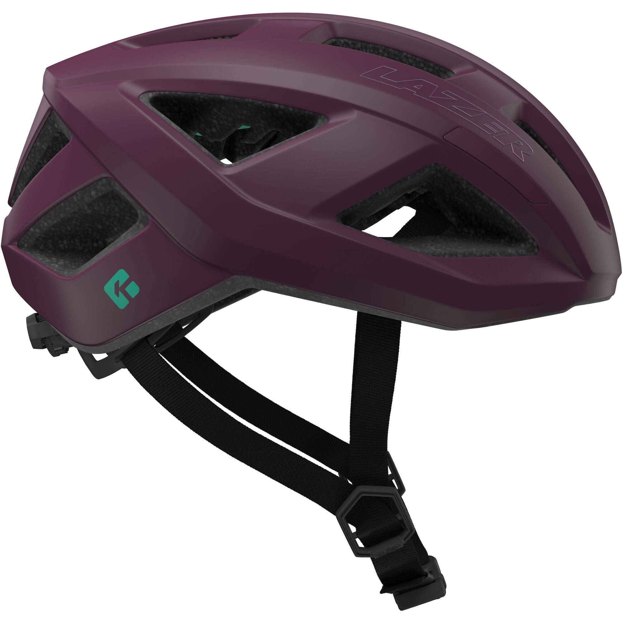 Lazer Tonic KinetiCore cycling helmet with TurnSys fit system and ventilation, shown from the front with adjustable straps.