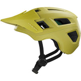 Lazer Coyote KinetiCore mountain bike helmet with TurnSys fit system and magnetic buckle, shown from the front.
