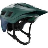 Lazer Coyote KinetiCore mountain bike helmet with TurnSys fit system and magnetic buckle, shown in a side view.