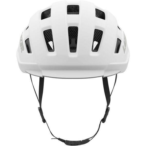 Lazer Codax KinetiCore helmet with adjustable fit, integrated visor, and LED light compatibility for cycling safety.