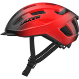 Lazer Codax KinetiCore helmet with adjustable fit, integrated visor, and LED light compatibility, designed for cycling safety.