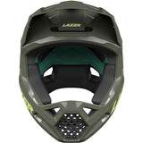 Lazer Chase KinetiCore full face helmet for downhill mountain biking safety, with adjustable straps and ventilation holes.
