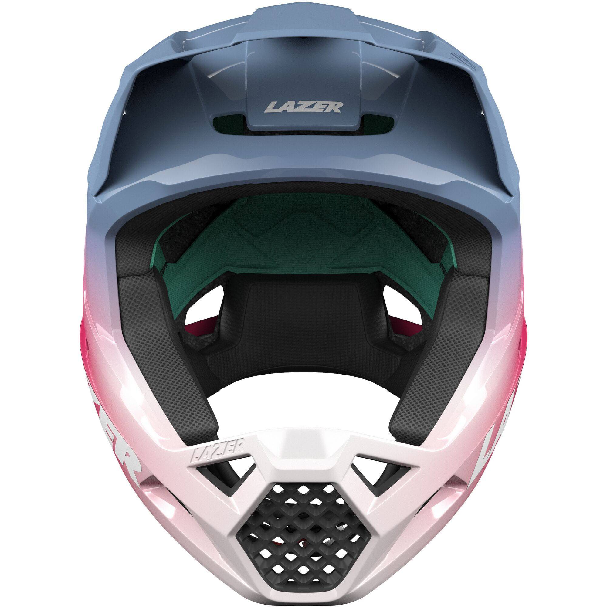 Lazer Chase KinetiCore full face mountain biking helmet with adjustable straps and ventilation for downhill biking safety