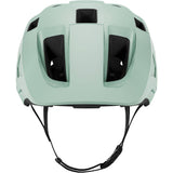 Lazer Lupo KinetiCore trail helmet with adjustable fit and integrated visor, showing the helmet's sleek design and ventilation features.