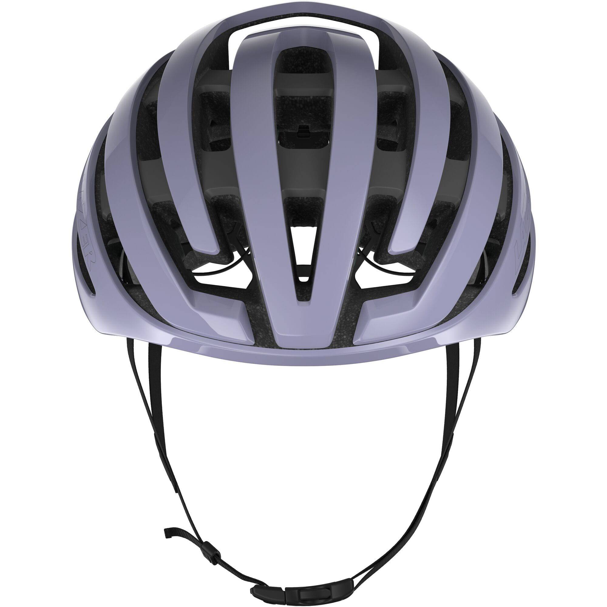 Lazer Z1 KinetiCore cycling helmet with advanced RollSys fit system and ventilation, shown from front angle.