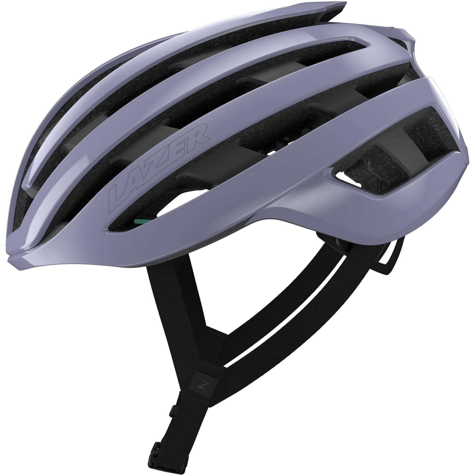 Lazer Z1 KinetiCore cycling helmet with advanced RollSys fit system and ventilation, shown from the front.
