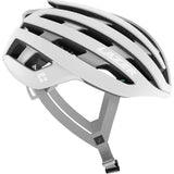 Lazer Z1 KinetiCore cycling helmet with advanced RollSys fit system and ventilation, shown from side angle.