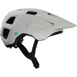 Lazer Finch KinetiCore Trail Helmet with TurnSys adjustable fit and LED compatibility, shown in a natural outdoor setting.