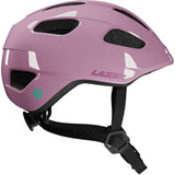 Lazer PNut 2.0 KinetiCore toddler bike helmet with turnfit adjustment and LED compatibility, shown from side view.