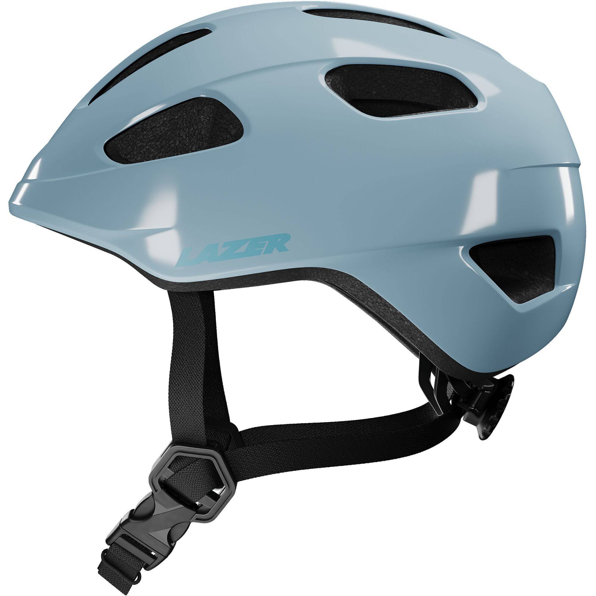 Lazer PNut 2.0 KinetiCore toddler bike helmet with turnfit adjustment and LED compatibility, shown from front angle.