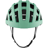Lazer J2 kids mountain bike helmet with ventilation and TS+ retention system, showing adjustable straps and colorful design.