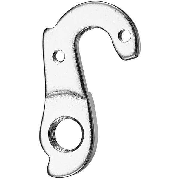 Durable M Part gear hanger for Wilier bikes, replacement bike component, shown in black with mounting holes and branded logo