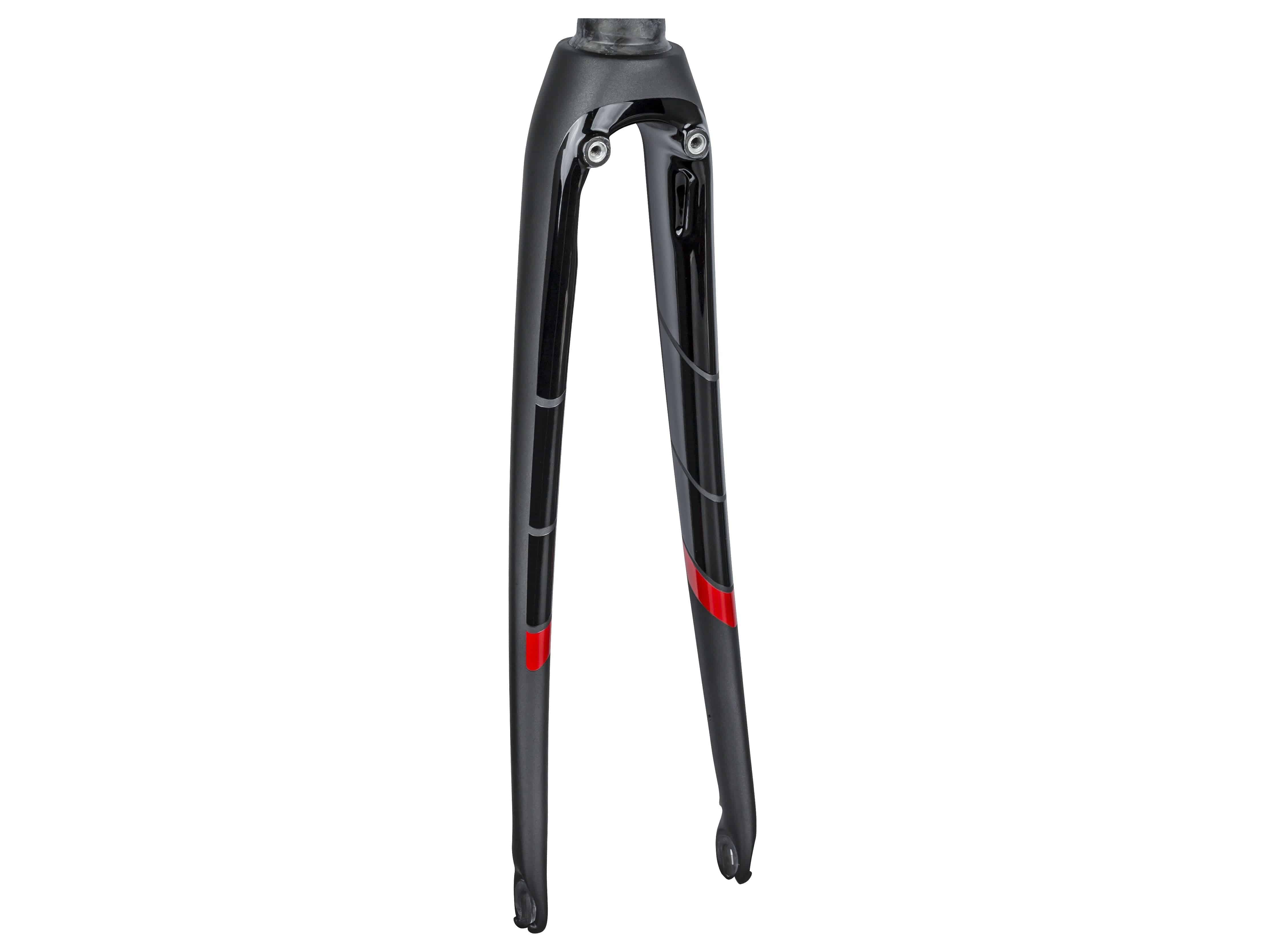 Trek 2018 Domane SL 700C front fork for road cycling, lightweight carbon component with sleek design and aerodynamic profile.