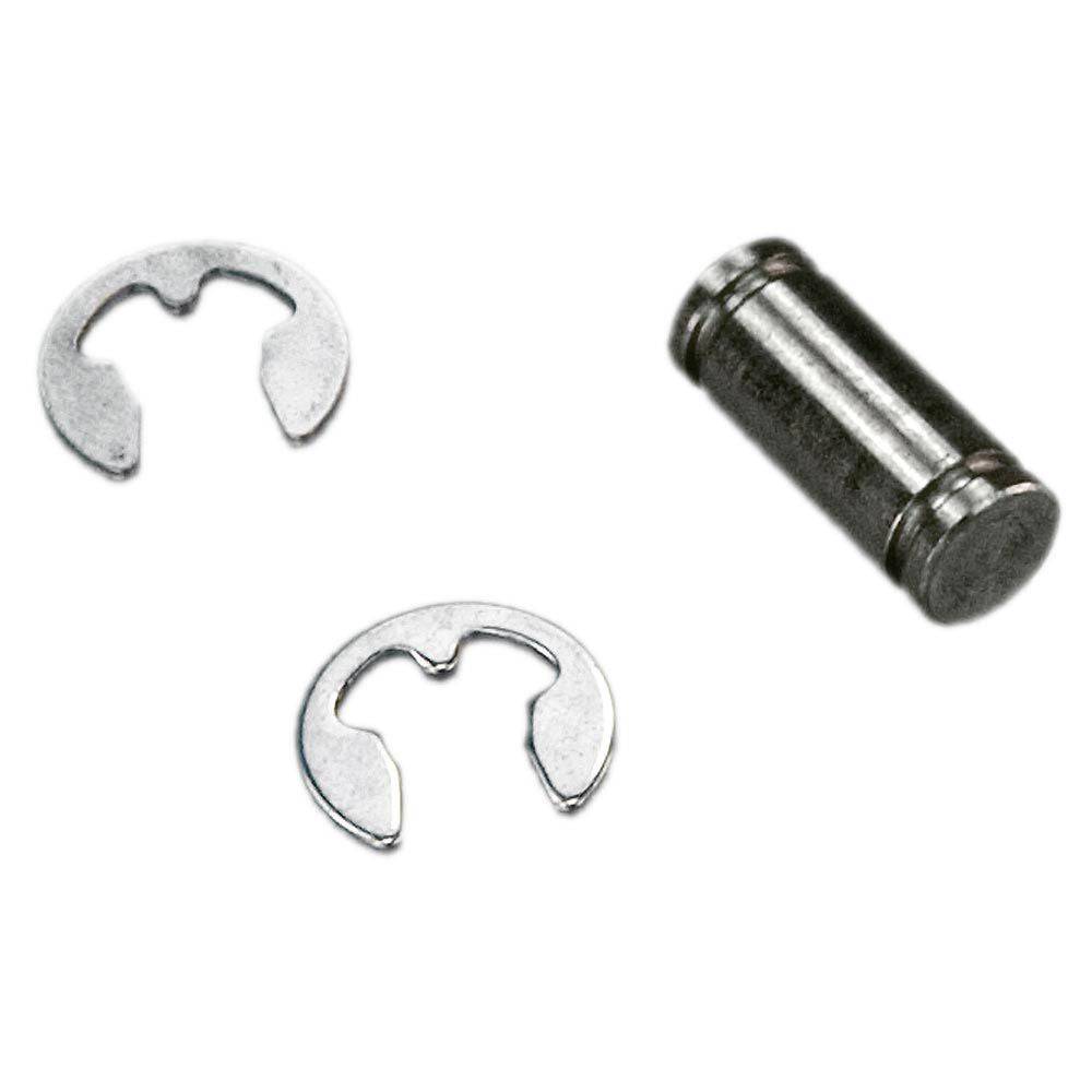 Rohloff Speedhub torque arm bolt and circlip for fork stability, durable bicycle component for secure hub connection.