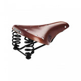 Brooks Flyer Short Saddle for women, mountain and long-distance biking, comfortable bike component with padded design.