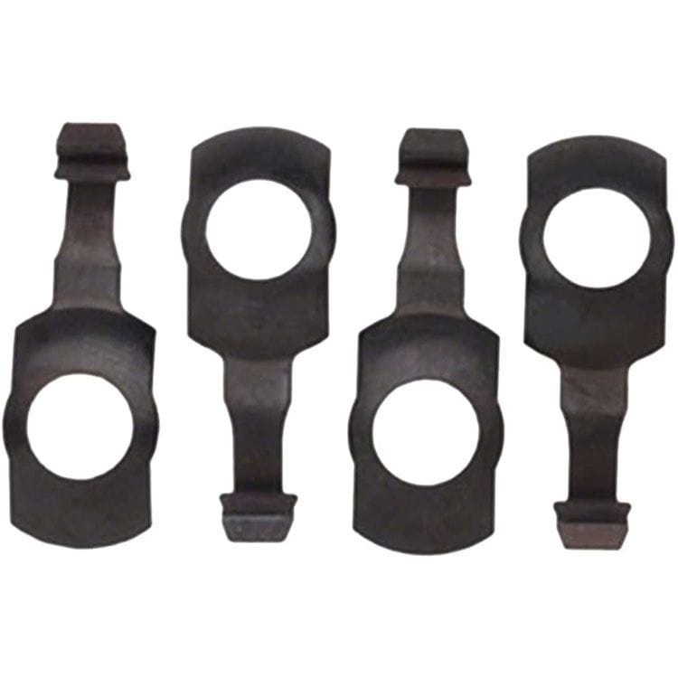 Campagnolo spring clips for brake shoes compatible with Super Record, Record, and Chorus bicycle components.