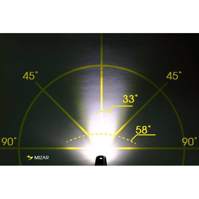 Moon Sport Mizar black bike front light with 40 lumens, magnetic quick release, USB charging, designed for cycling accessories.