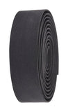 Black BBB BHT-05 RaceRibbon Gel Bar Tape with synthetic cork handlebar grip for cycling bikes.