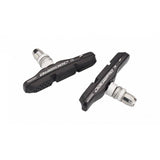 Jagwire Mountain Pro brake pads for linear pull and cantilever mountain bike brakes, close-up view of the components.