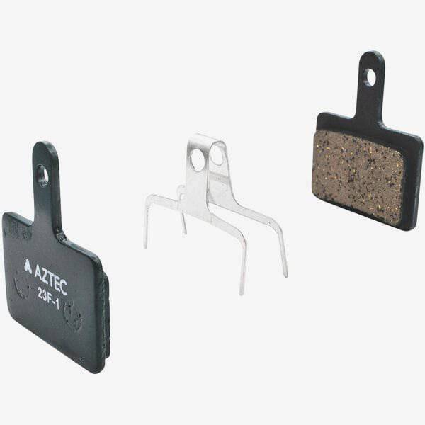 Aztec Shimano Deore M515 M525 M575 disc brake pads for e-bike, showcasing durable, high-performance brake component.
