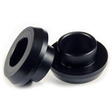 Wheels Manufacturing BB30 to 24mm crank spindle shim for Shimano HollowTech-II cranksets, shown on a bicycle component.