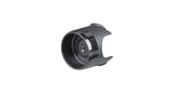 Black Trek Supercaliber 29 rear suspension oil plug for rear strut, a durable replacement component for bike suspension.