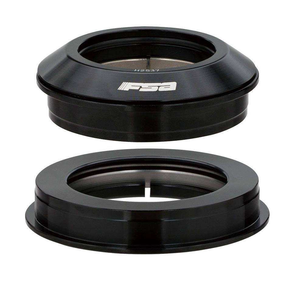 FSA No.82/44/1.8 SUPTAP semi-integrated headset for tapered forks and head tubes, showing the component with branding details.