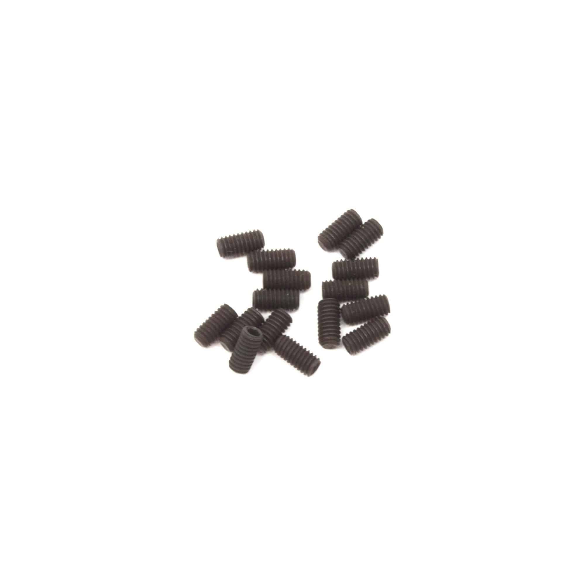 Easton Flatboy Pedal 16-piece screw set for bike components, showing various replacement screws and hardware on a neutral background.