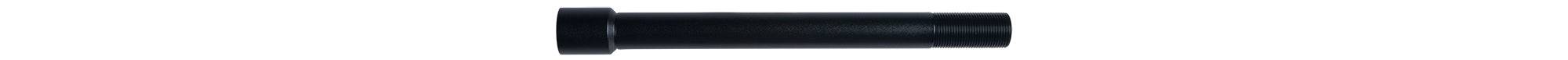Trek Speed Concept X-Large black steering axle for 2014 frame, bicycle component, installed on bike with handlebars.