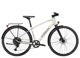 Trek FX Sport AL hybrid bike for urban commuting and light trails, featuring a lightweight frame and versatile design.