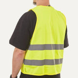 HUMP Hi-Viz reflective cycling vest with packable design and safety waistcoat features, EN471 certified for visibility during rides.