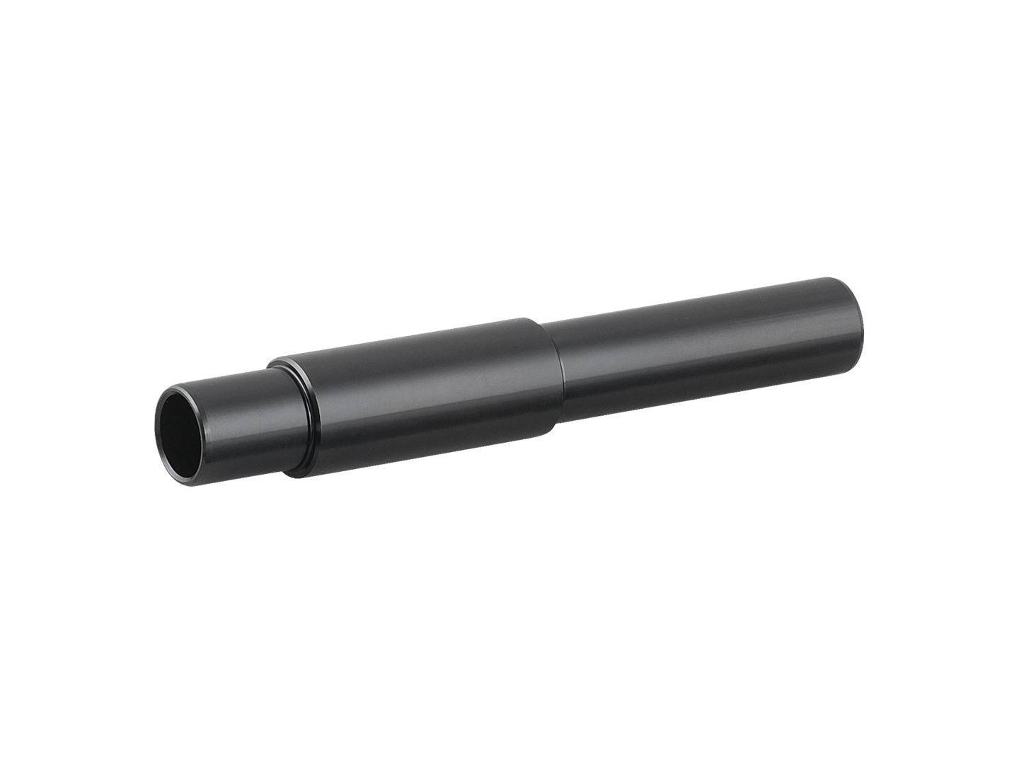 Silver Bontrager DT350 Road Rear Axle for 142mm hubs, replacement component for DT 350 bike hubs.