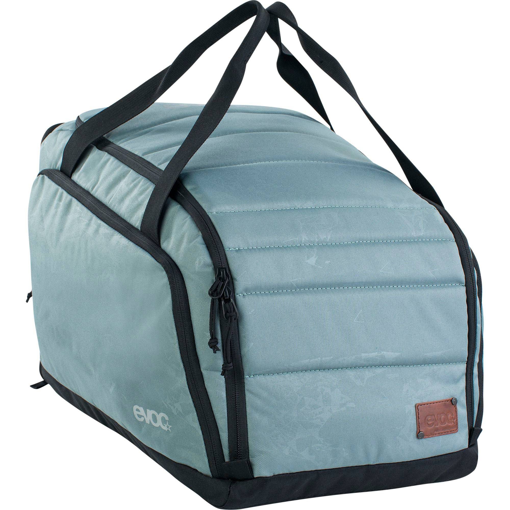 EVOC Gear Bag 35L outdoor accessories with durable design, featuring multiple compartments for organizing gear during outdoor adventures.