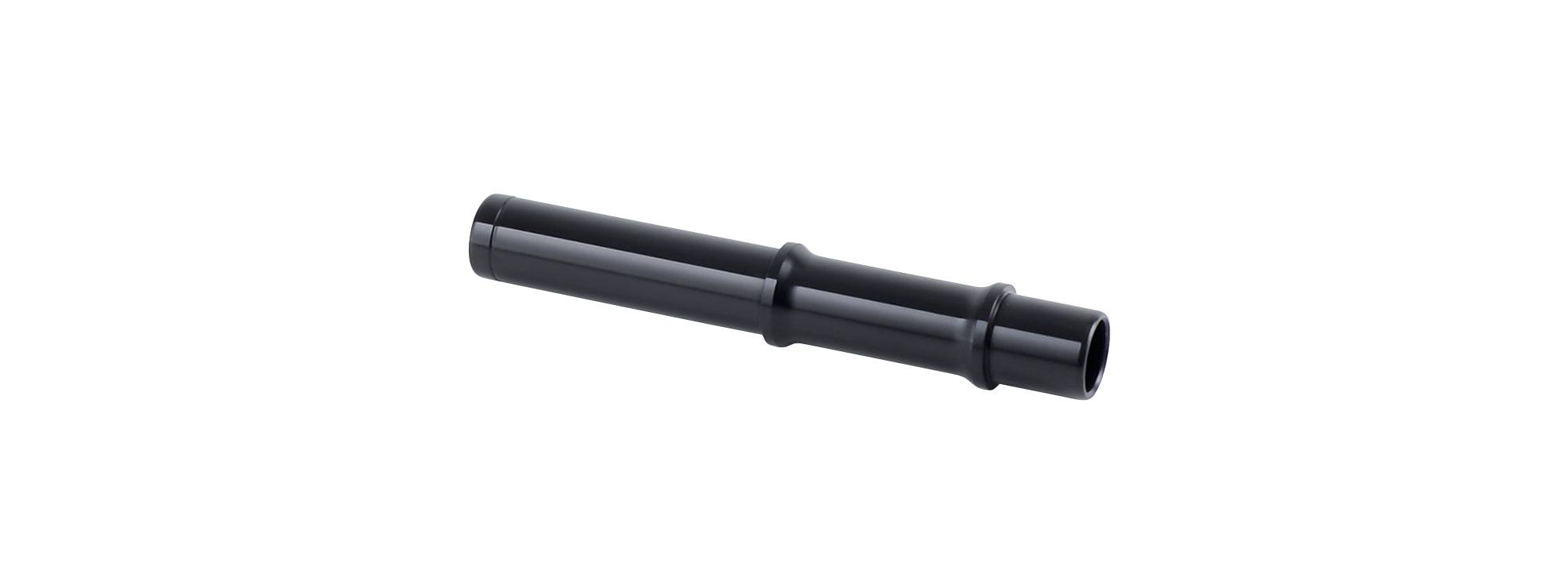 Bontrager DT240 rear axle in black for 135/142mm OLD Affinity Pro hubs, component bike part with threaded ends