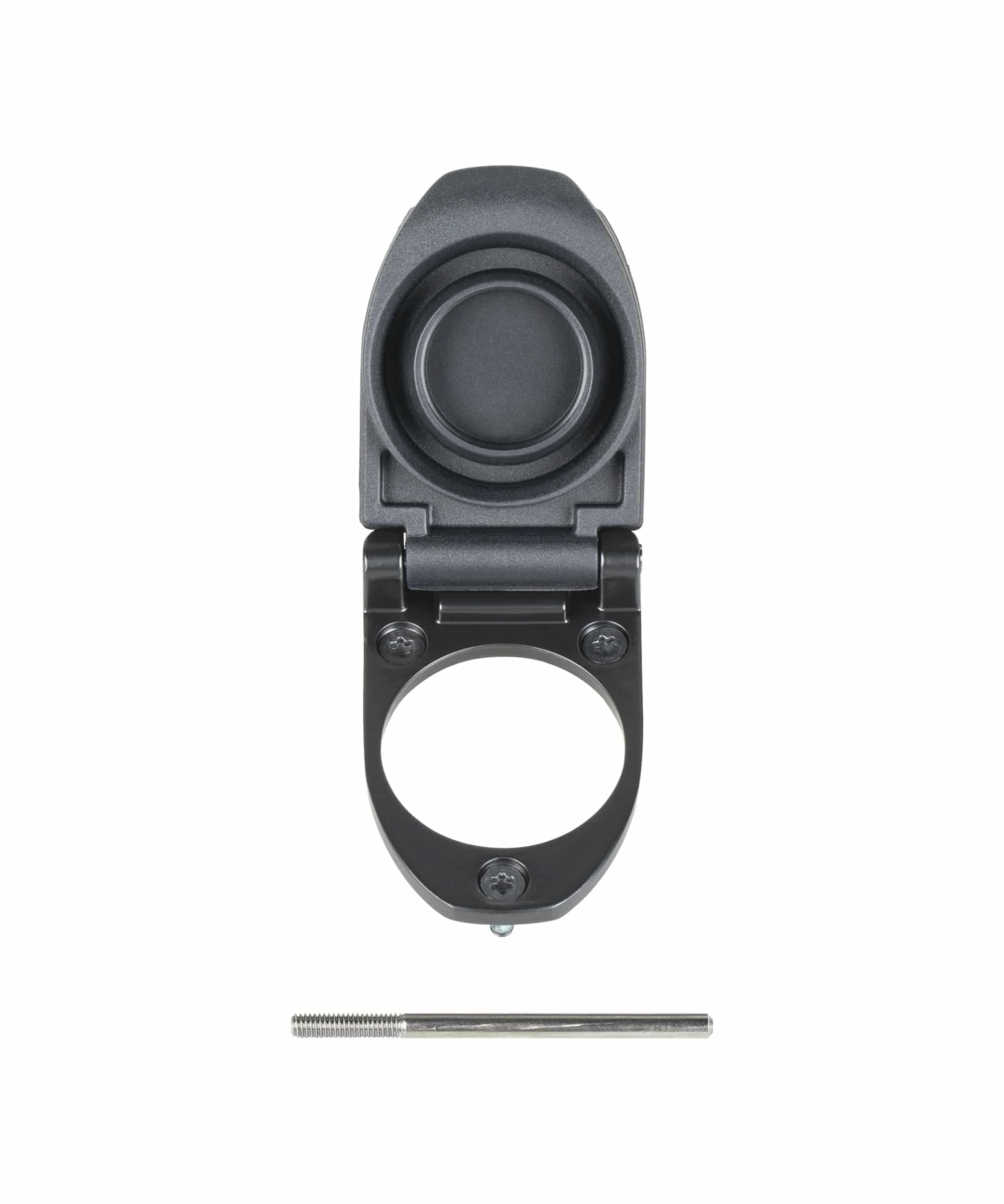 TQ black charge port cover set for e-bike, protecting against dust and debris, made for durable e-bike component protection.