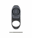 TQ black charge port cover set for e-bike, protecting against dust and debris, made for durable e-bike component protection.