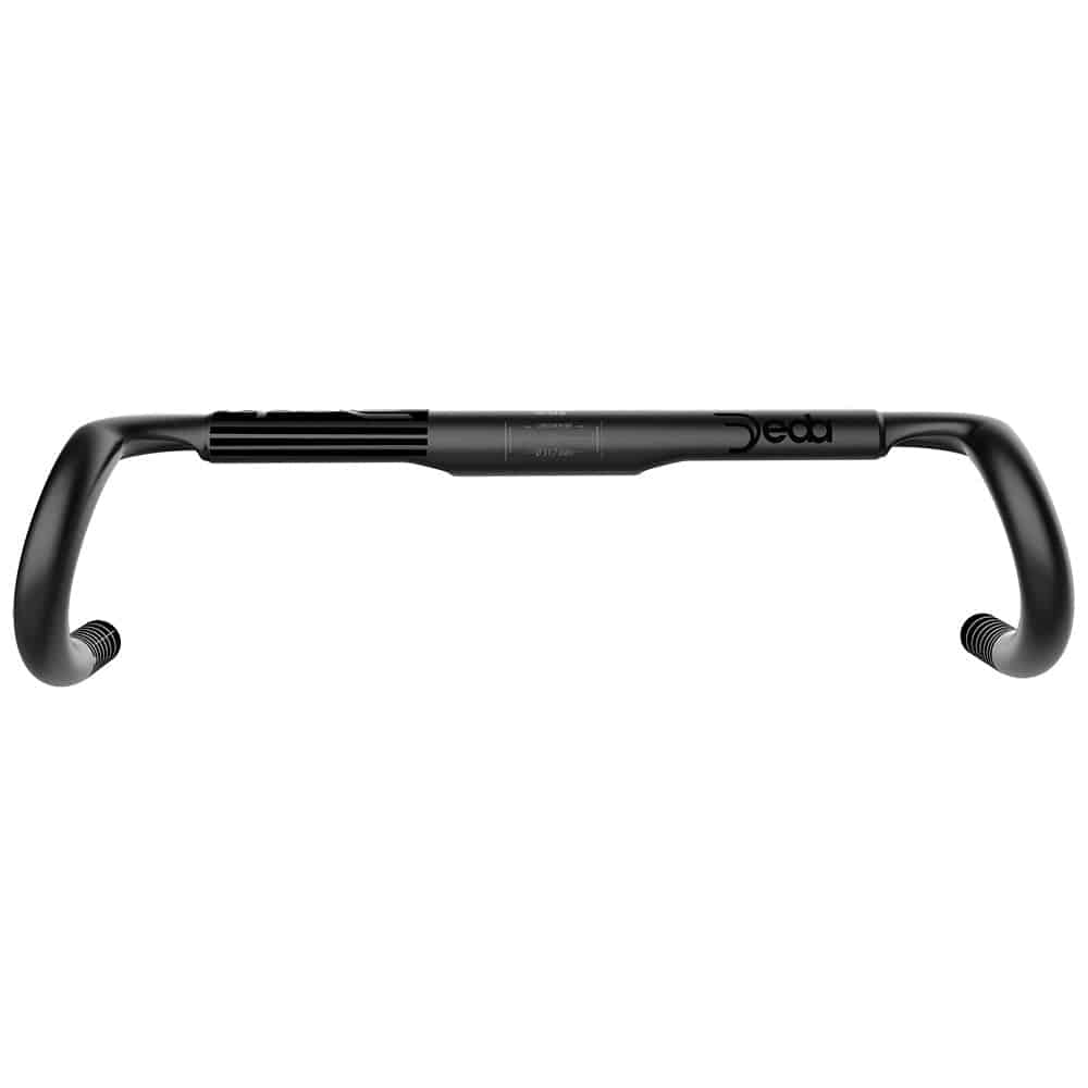 Deda Superzero Gravel Carbon Handlebar with aero design and internal cable routing, lightweight cycling component for gravel bikes