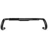Deda Superzero Gravel Carbon Handlebar with aero design and internal cable routing, lightweight cycling component for gravel bikes