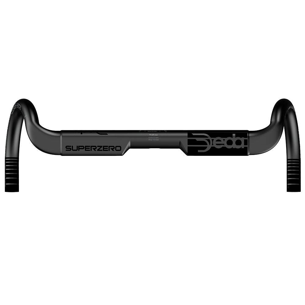 Deda Superzero Gravel Carbon Handlebar with aero design and internal cable routing for lightweight bike components.