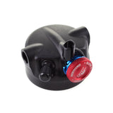 Fox Shock Float DPS remote up trunnion LV eyelet assembly, 2017 replacement component for Fox shock absorbers.