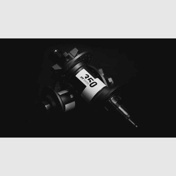 DT Swiss 350 Classic rear disc hub with Centre-Lock, 142x12mm MICRO SPLINE, 24-hole, black bike component for wheel building