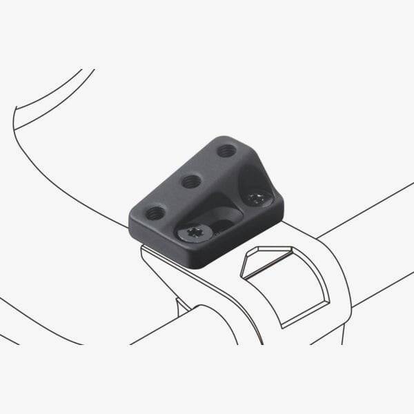 Pair of Profile Design Aerobar armrest pad wedges with 10-degree incline for improved cycling comfort, components for handlebars.