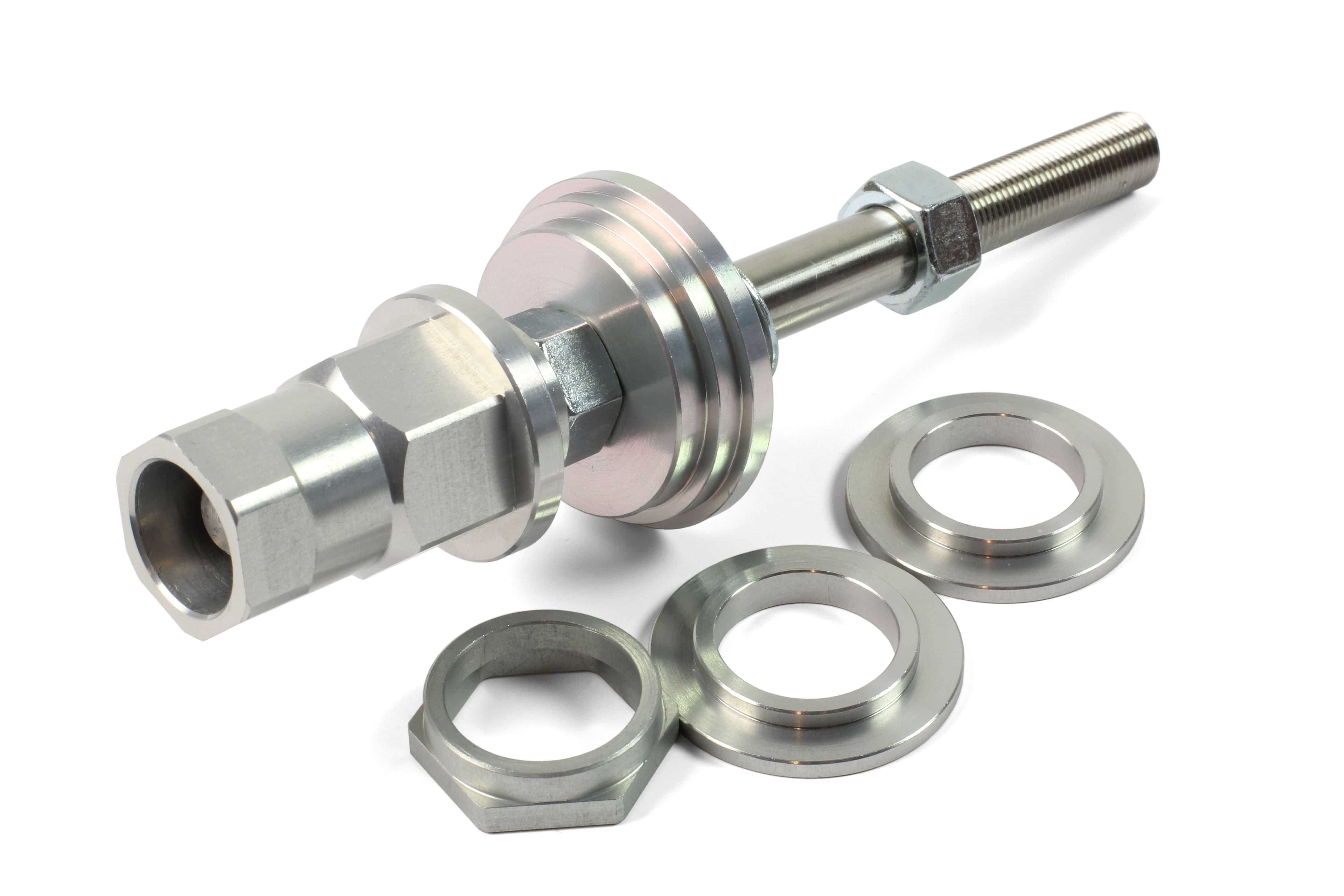 Hope Tool Pf41/46 bottom bracket installation tool for precise bike maintenance, shown in a workshop setting.